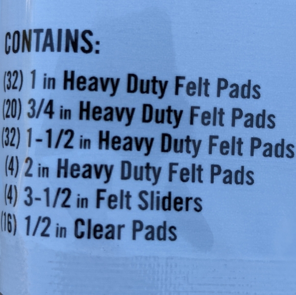Everbilt heavy duty felt pads 108 assorted pieces - Picture 6 of 7